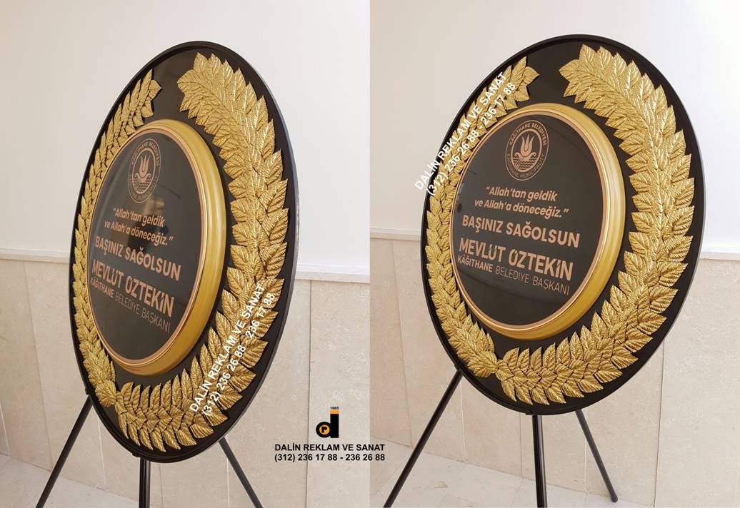 CENAZE TÖRENLERİ İÇİN TAZİYE ÇELENKLERİ