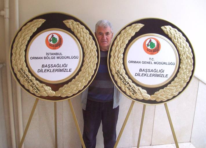 cenaze taziye çelengi orman