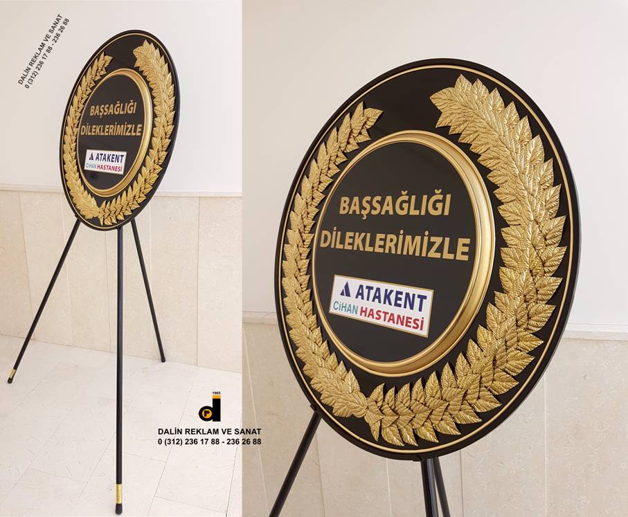 CENAZE ÇELENGİ UZUN BACAKLI TAZİYE ÇELENK