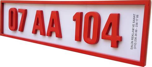 MAKAM OTO PLAKA REKT�RL�K ANTALYA BELEK �N�VERS�TES� 4