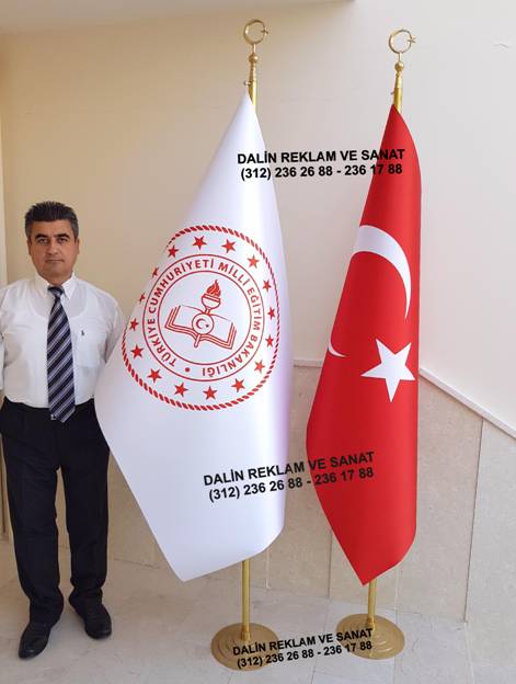 M�LL� E��T�M BAKANLI�I YEN� LOGOLU TELALI FLAMA VE TELALI BAYRAK