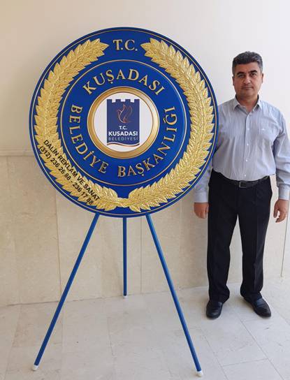 KU�ADASI BELED�YES� �ELENK KABARTMA METAL �ELENK