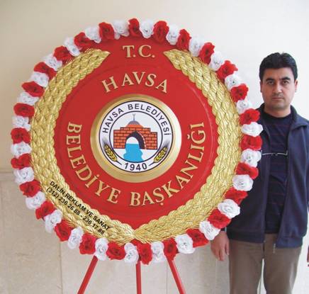 BELED�YE KABARTMA ���EKL� 110 CM