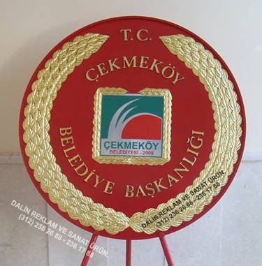 �ekmek�y �elenk kare amblemli �evresi yaprakl�