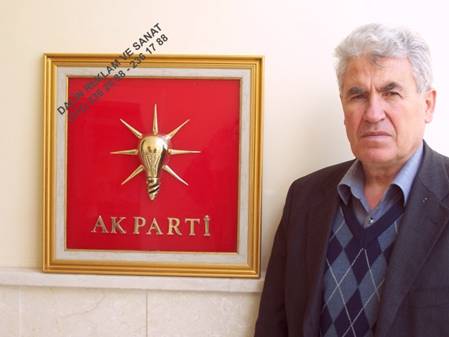 ak parti Kabartma Pano